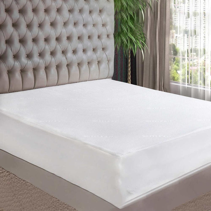 Swiss Comforts - Protège-matelas imperméable à motif gaufré et à fibres Tencel