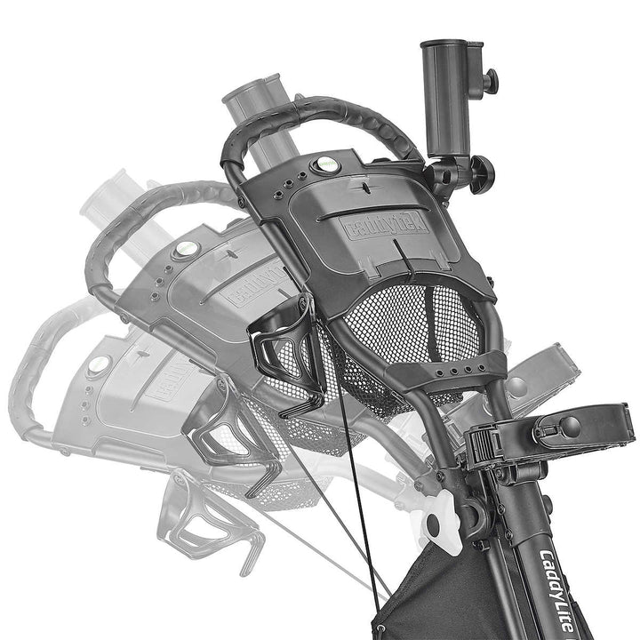 CaddyTek  - Chariot de golf à 3 roues avec roue avant pivotante