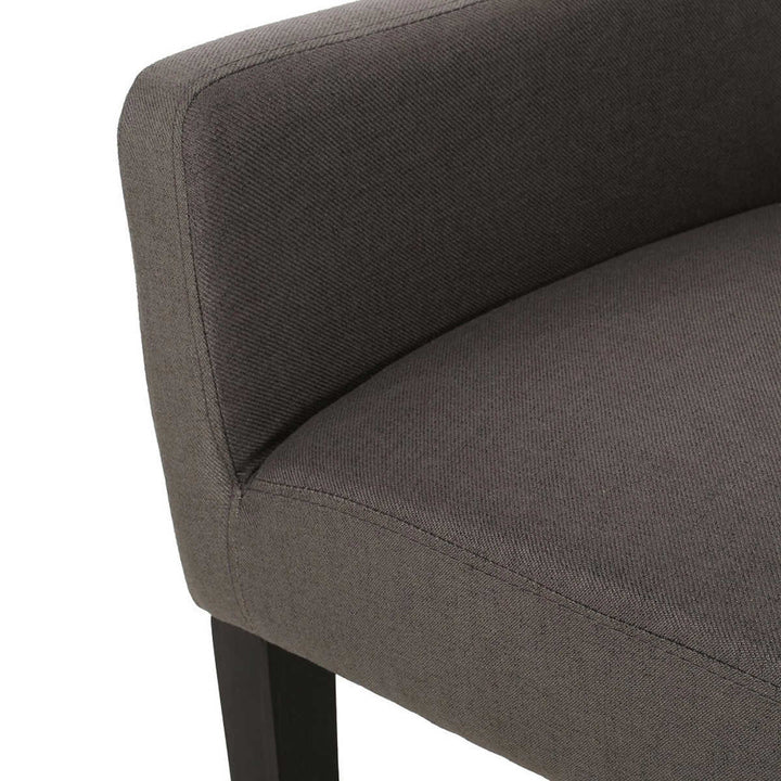 Gianna - Chaise de salle à manger avec accoudoir contemporain