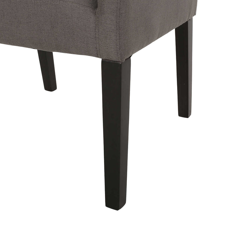 Gianna - Chaise de salle à manger avec accoudoir contemporain