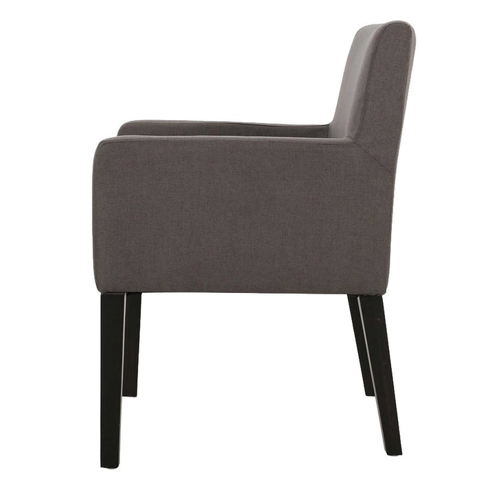 Gianna - Chaise de salle à manger avec accoudoir contemporain