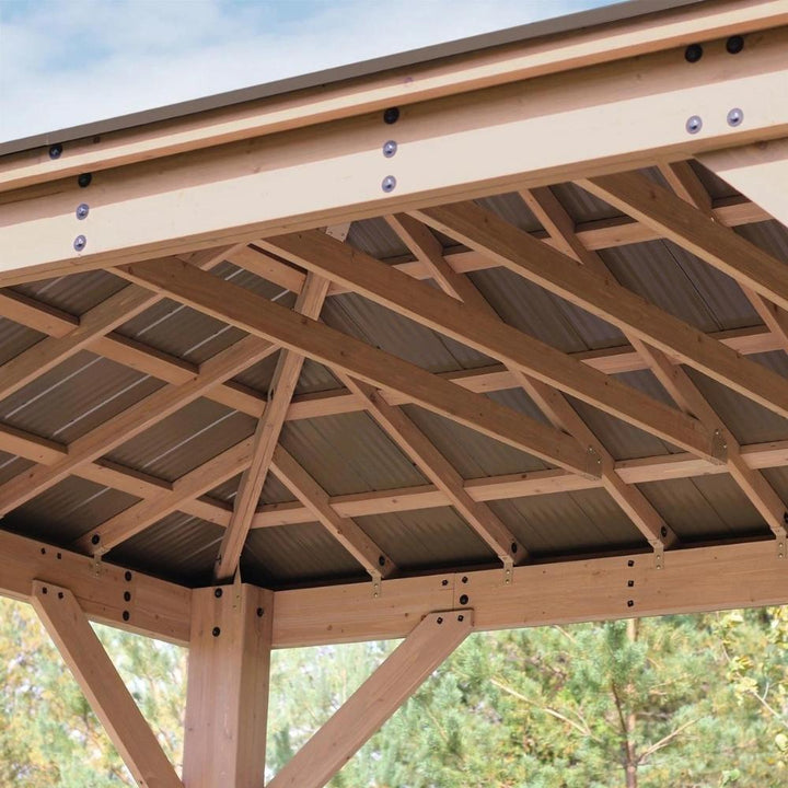 Yardistry - Pavillon de jardin de 12 pi × 16 pi
