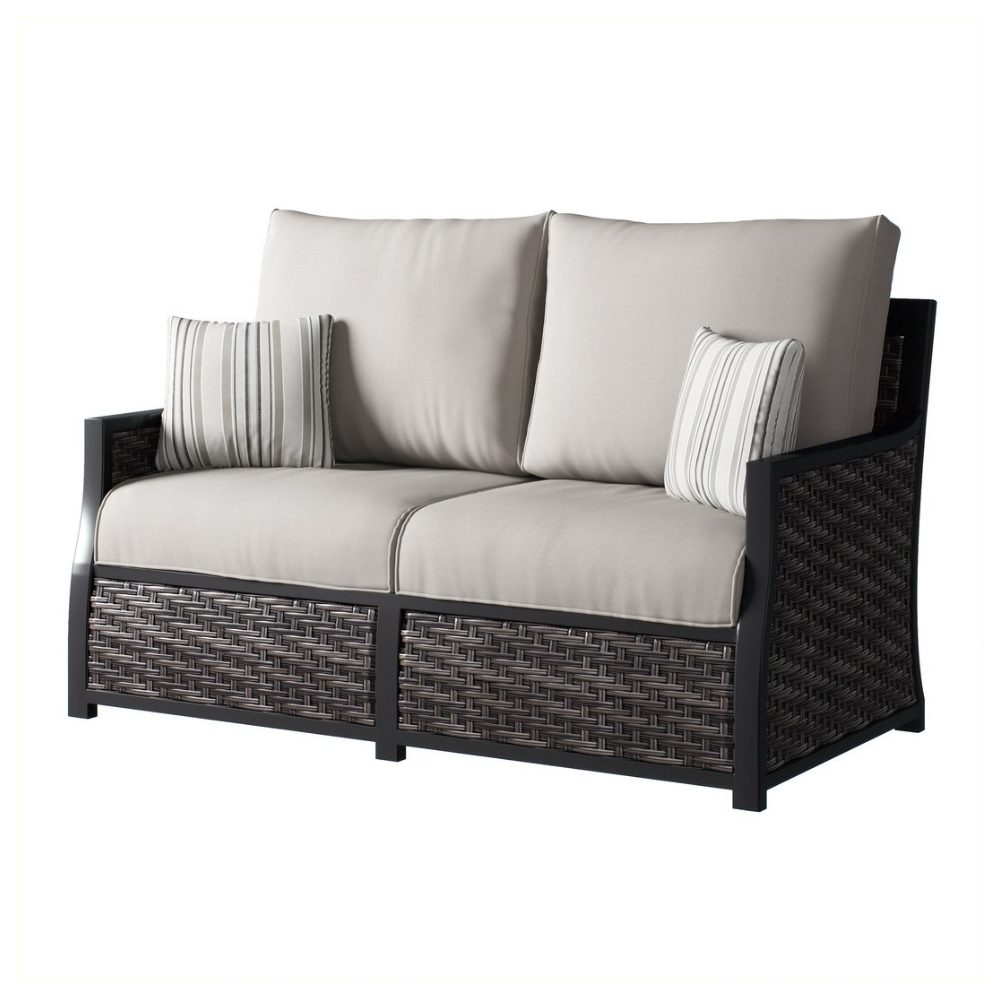 OVE - Outdoor set with “Barcelona” fire pit table