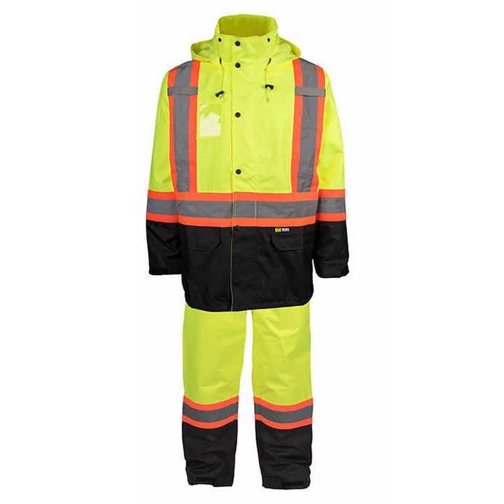 Holmes Workwear - Ensemble de pluie haute visibilité
