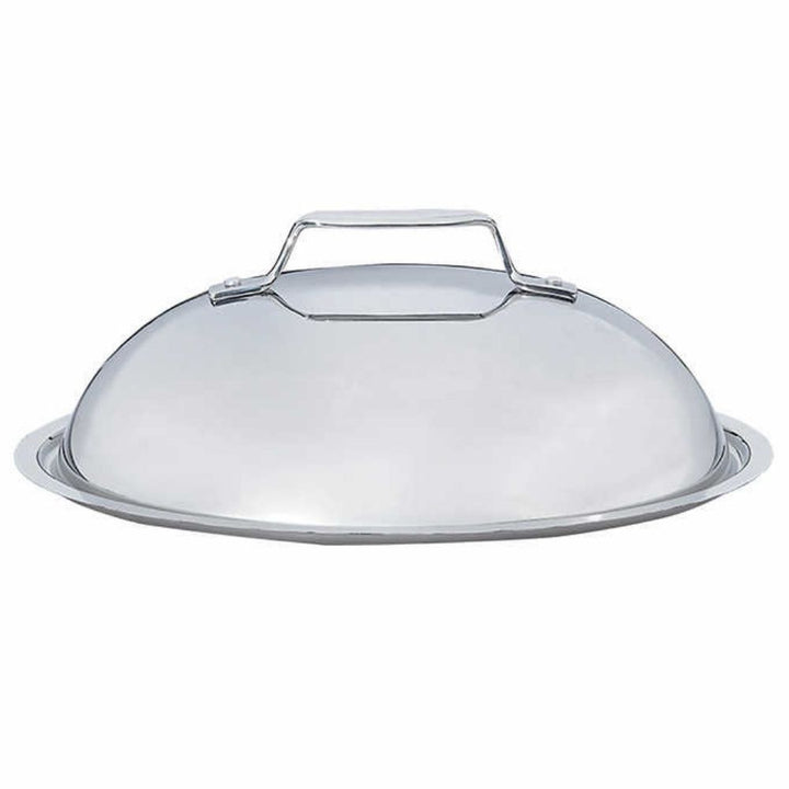 Linkfair Wok with Steamer and Lid - Stainless Steel