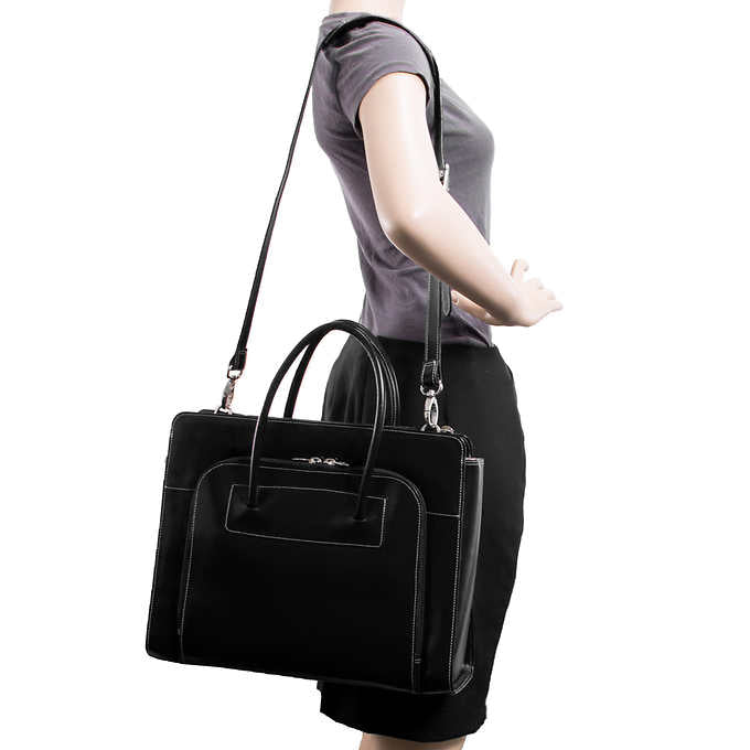 McKlein - Porte-document Lake Forest en cuir fleur de vache pour ordinateur portable