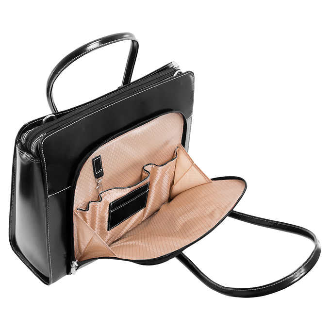 McKlein - Porte-document Lake Forest en cuir fleur de vache pour ordinateur portable