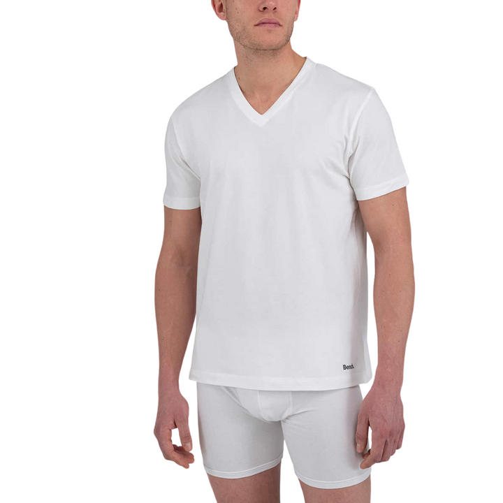 Bench - T-shirt à col en V, paquet de 4