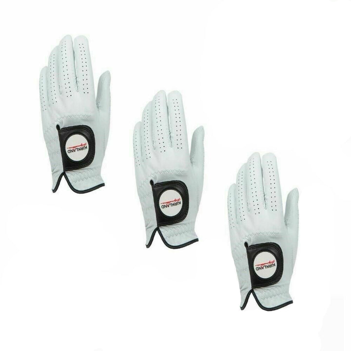 Kirkland Signature - Lot de 3 gants de golf en cuir
