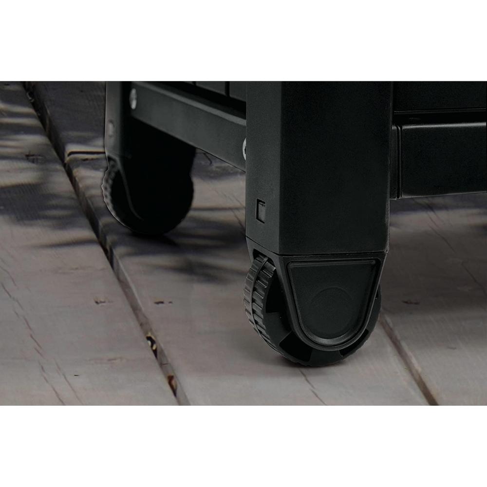 Keter - Table de rangement pour barbecue avec plateau en métal