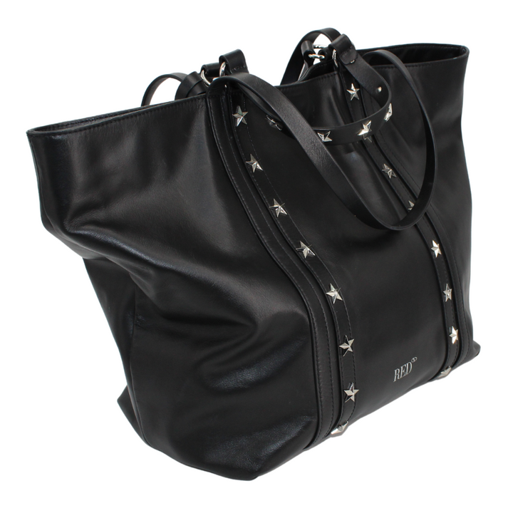 Kate Spade - Grand fourre-tout noir Amelia Pebble Red