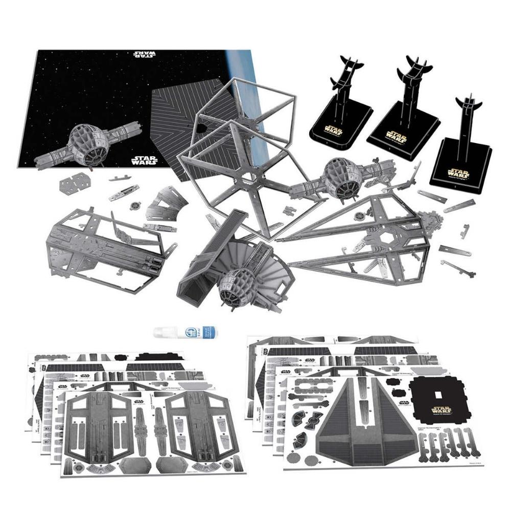 4D Cityscape - Modèle de papier de précision 3D