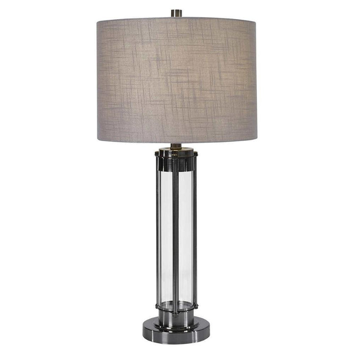 Kris - Ensemble de 2 lampes de table modernes en nickel foncé