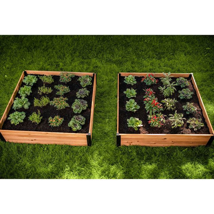 Vita - Ensemble de 2 lit de jardin Mezza 4 pi x 4 pi
