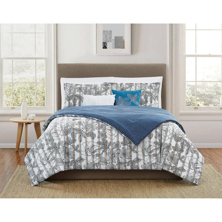 Chelsea Park 5-Piece Comforter Set - Patio Stripes