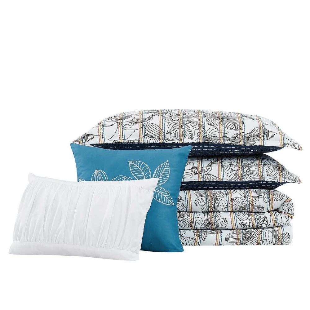 Chelsea Park 5-Piece Comforter Set - Patio Stripes