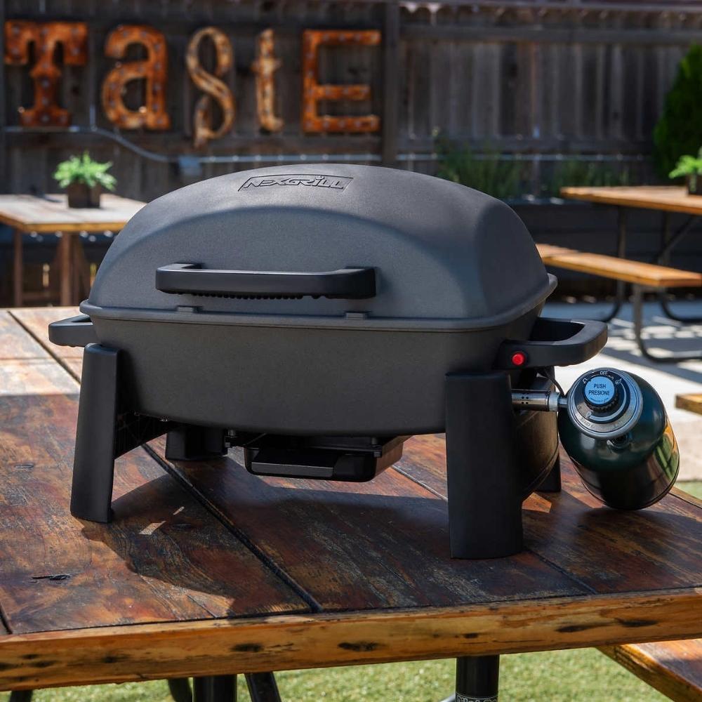 Nexgrill - Gril de table au gaz propane en fonte d'aluminium