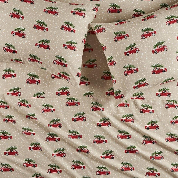 Woolrich – Ensemble de draps 4 pièces en flanelle