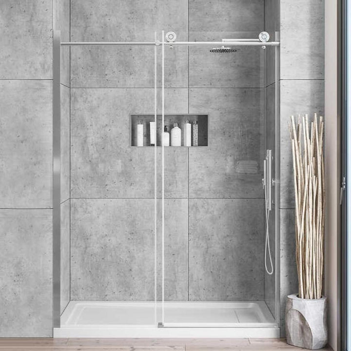 OVE - Canberra 60 po porte de douche à fermeture douce avec quincaillerie