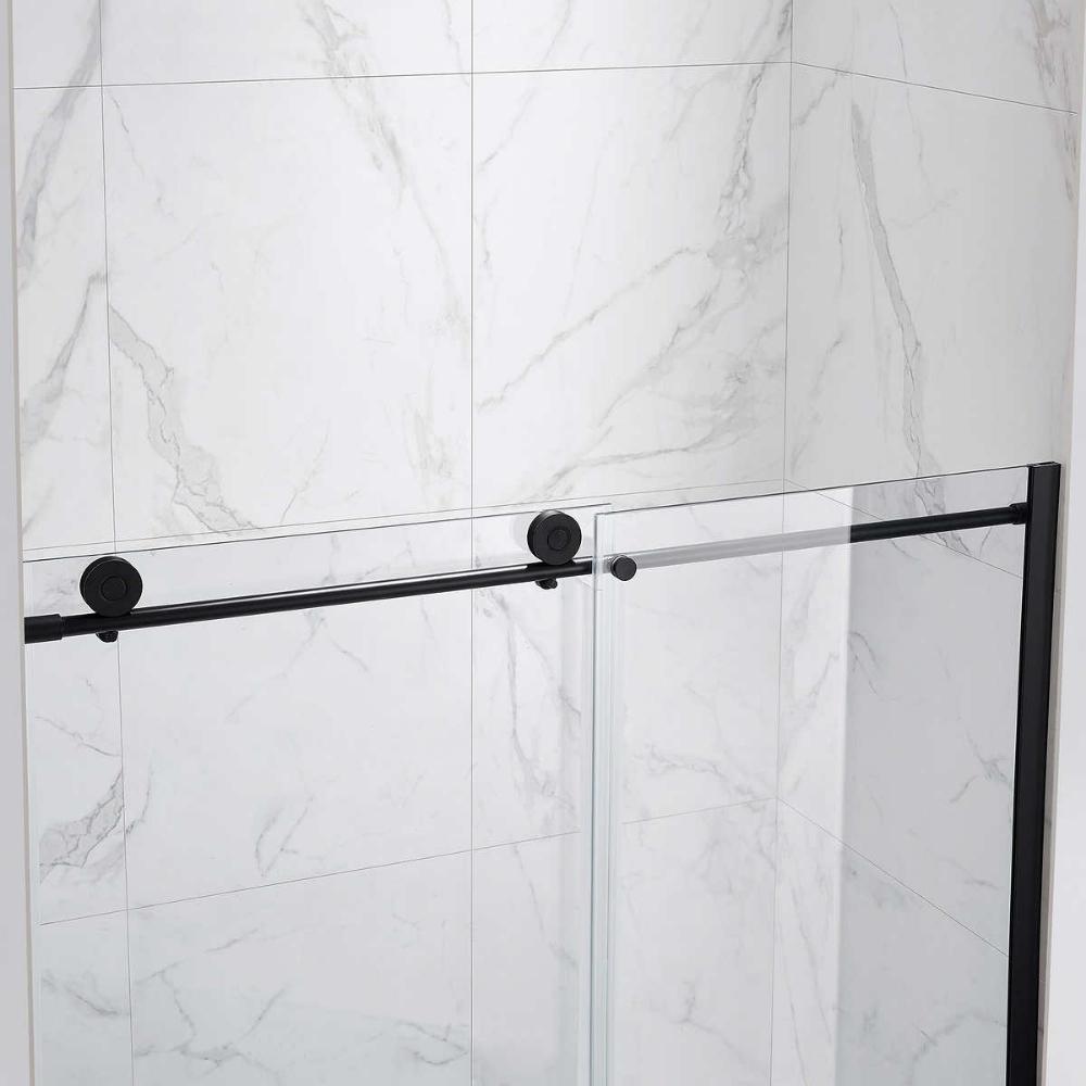 OVE - Canberra 60 po porte de douche à fermeture douce avec quincaillerie