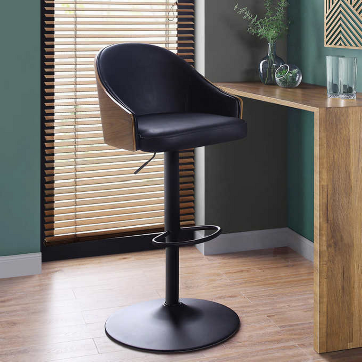 Bayside Furnishings - Tabouret de bar à vérin pneumatique