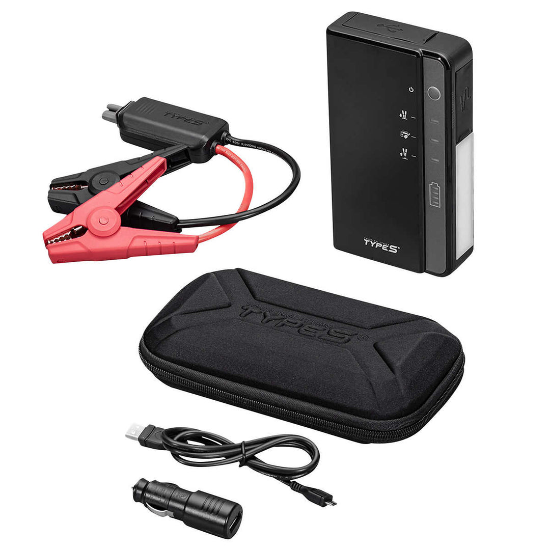 TYPE S Dynamic Battery Jump Starter & Power Bank with Emergency Floodlight
