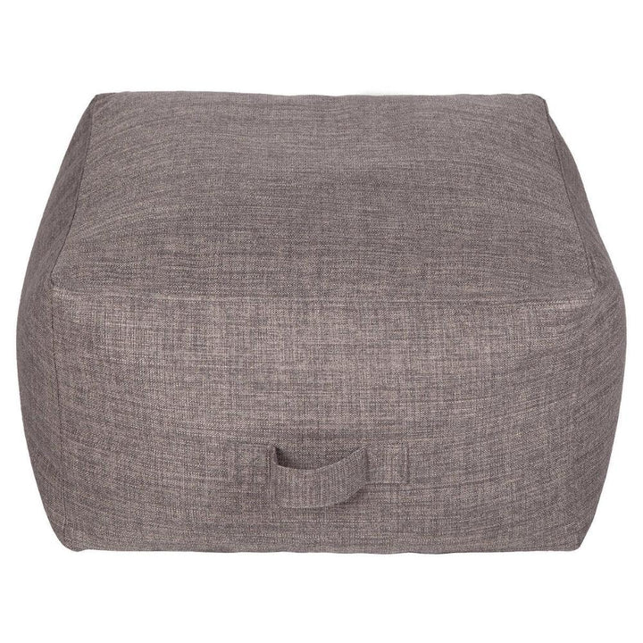 Norka Living - Gray pouf with handle, Beka