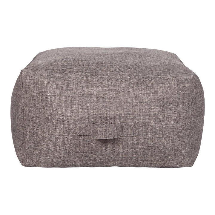 Norka Living - Gray pouf with handle, Beka