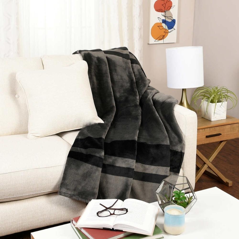 Life Comfort – Jeté rayé Varsity