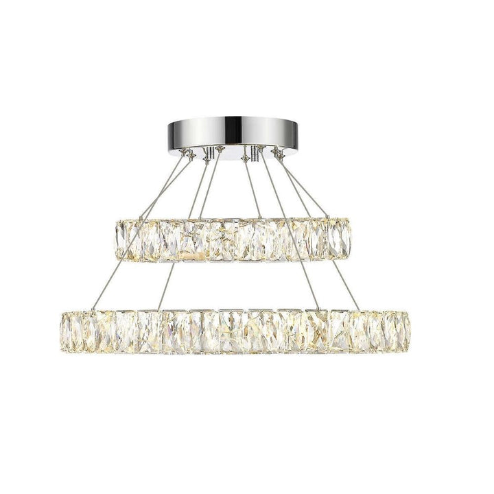 OVE - Luminaire semi-plafonnier suspendu à DEL intégrées