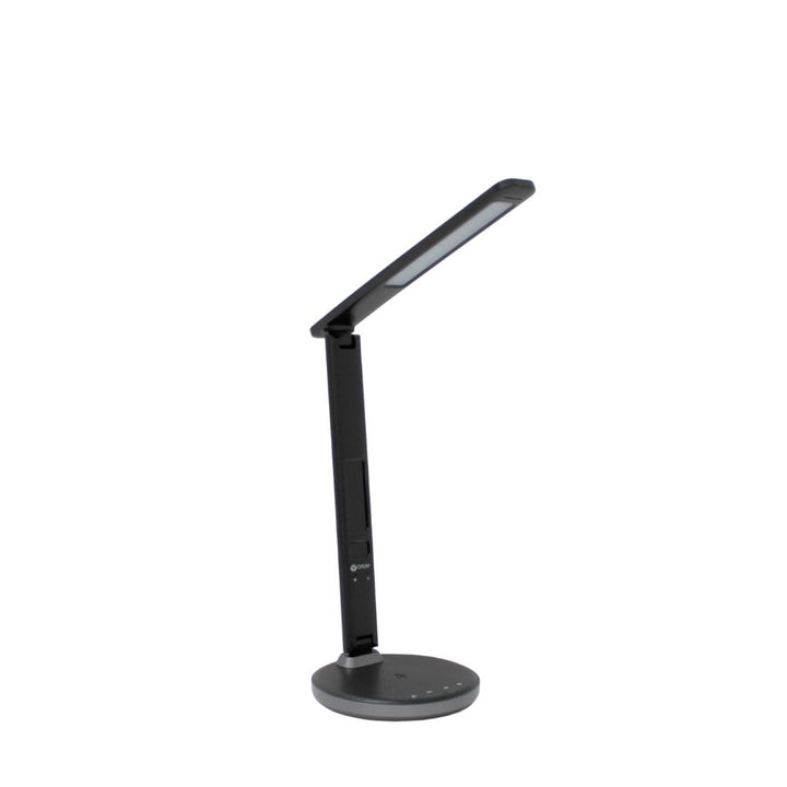 Ottlite - Lampe de bureau assainissante avec horloge et recharge sans fil