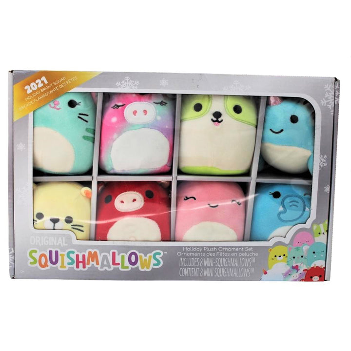 Kelly Toys - Lot de 8 mini squishmallows
