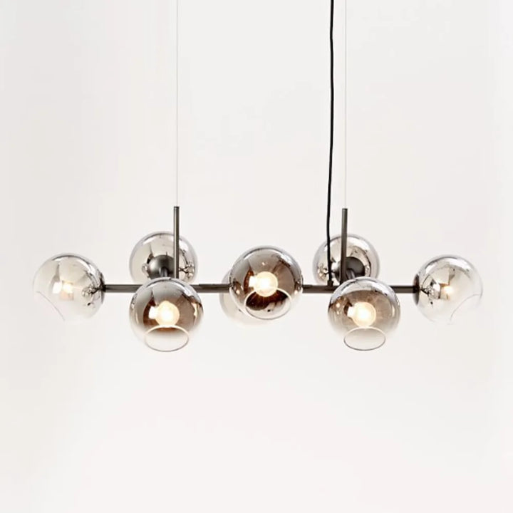 Empire Lighting Astra 8-Light Spherical Glass Linear Pendant 
