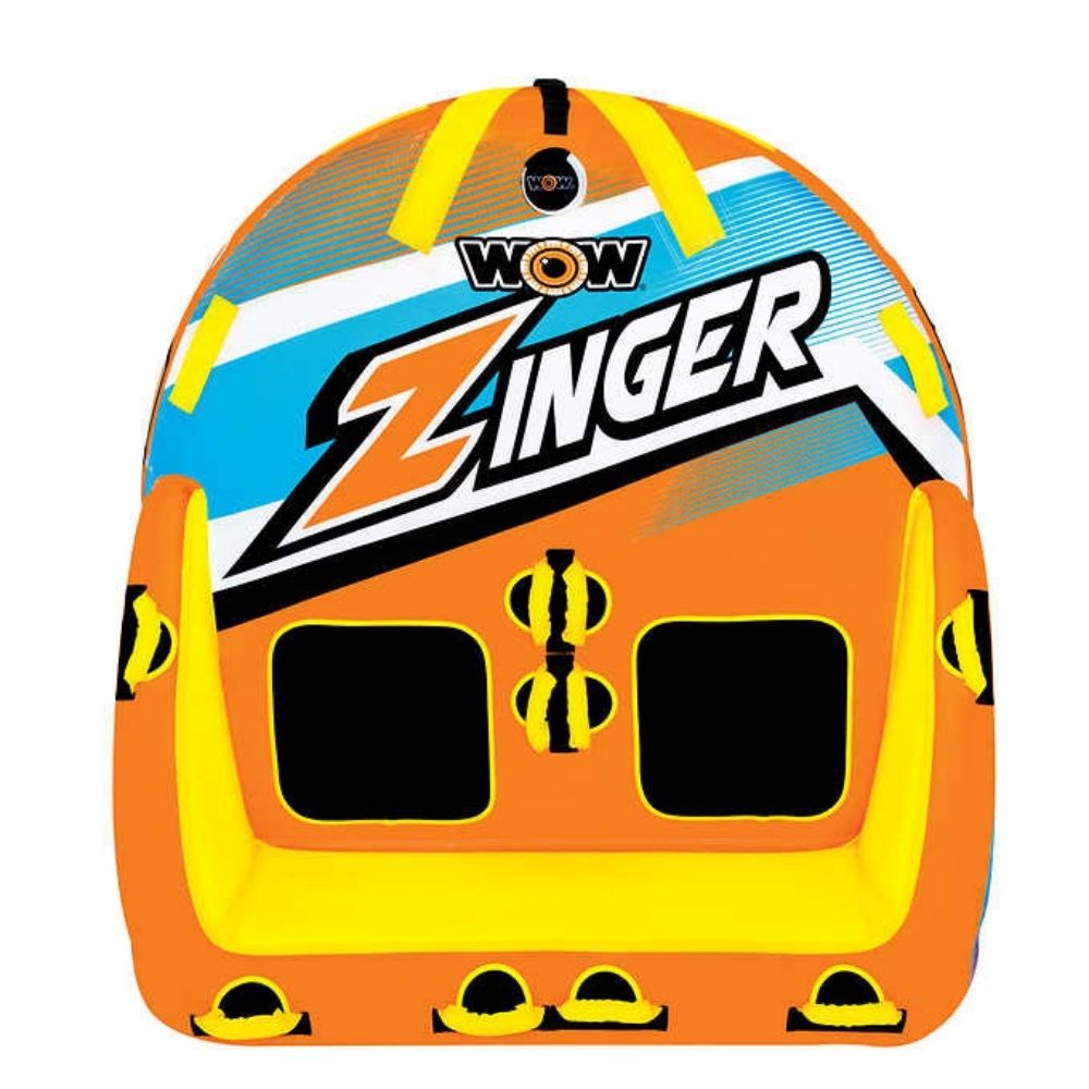 WOW - Bouée gonflable et tractable Zinger pour 1 ou 2 personnes