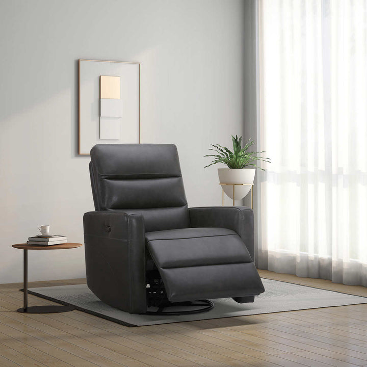 Gilman Creek Furniture - Fauteuil contemporain pivotant électrique