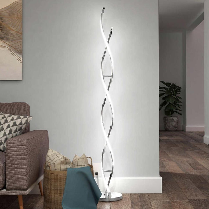 Artika Swirl Modern Floor Lamp