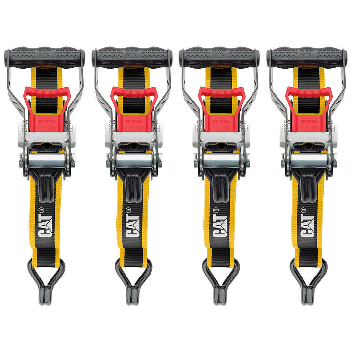 CAT - Ratchet Straps, 4 Pack