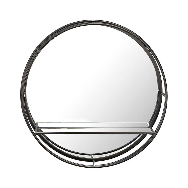 Appollo Munro - Miroir moderne rond en métal de 48,3 cm (19 po), Beatrice