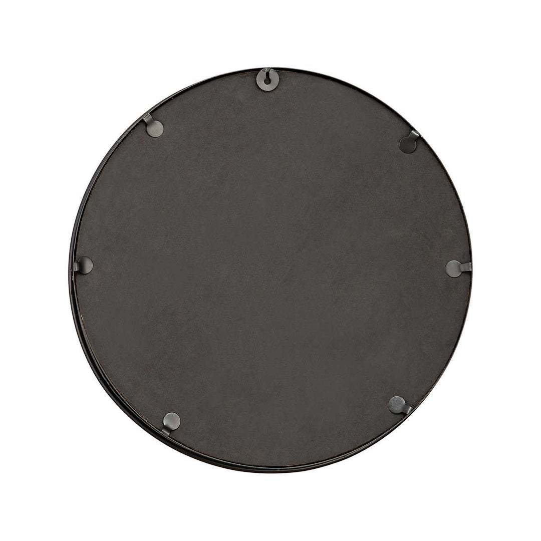 Appollo Munro - Miroir moderne rond en métal de 48,3 cm (19 po), Beatrice