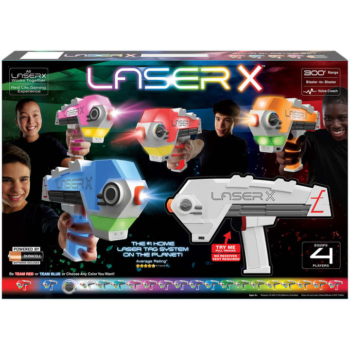 NSI - Set of four Laser X Revolution pistols