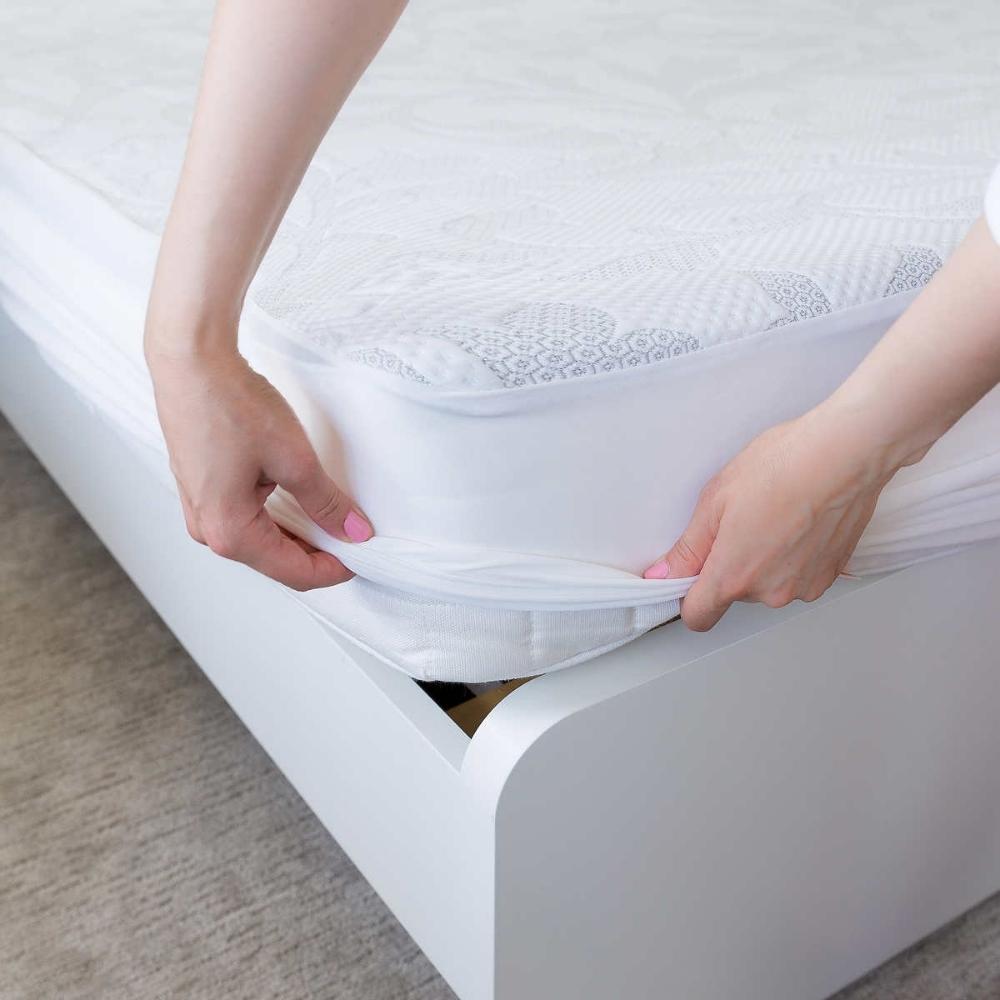 Swiss Comforts - Protège-matelas et housses d’oreiller étanches argent