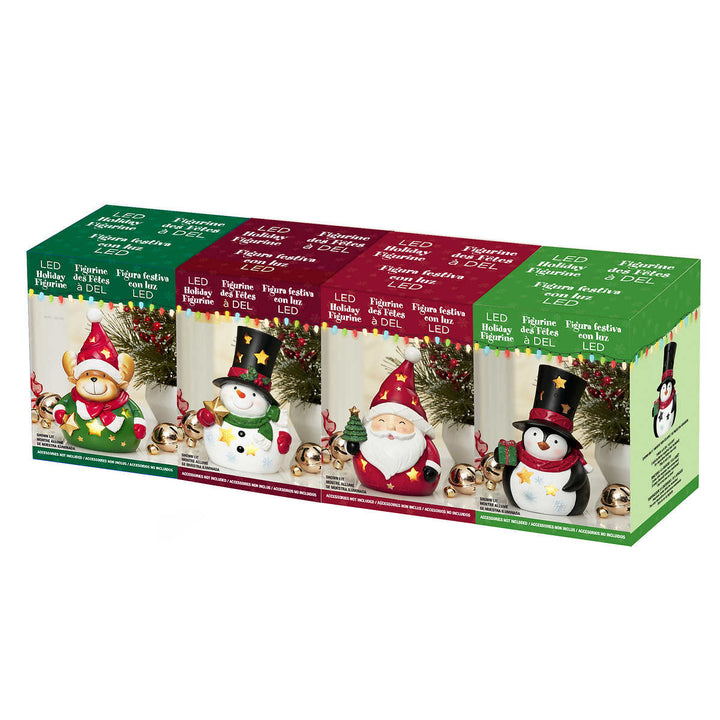 Figurine de Noël à DEL