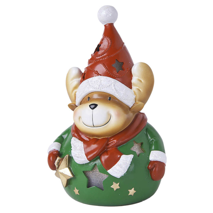 Figurine de Noël à DEL