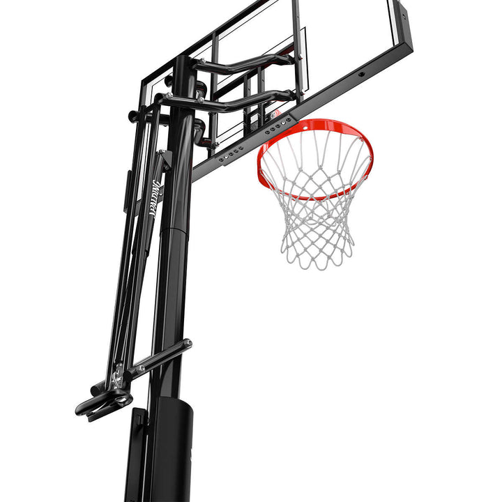 Spalding - Système de basketball portatif en polycarbonate Accuglide de 54 po
