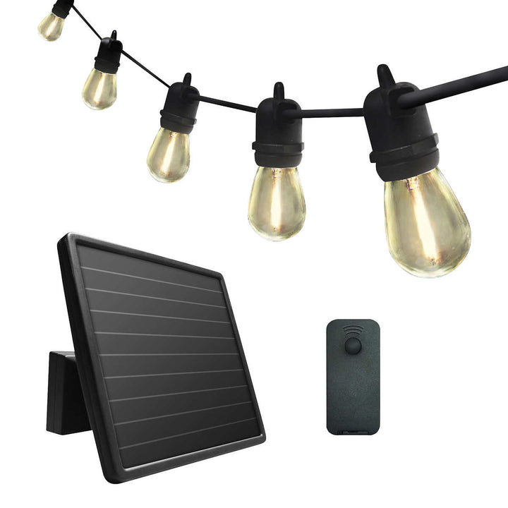 Sunforce - Guirlande lumineuse solaire à 15 ampoules à DEL avec télécommande