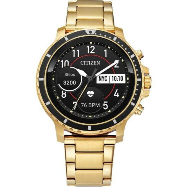Citizen - Montre intelligente CZ, boîtier en acier inoxydable de 46 mm