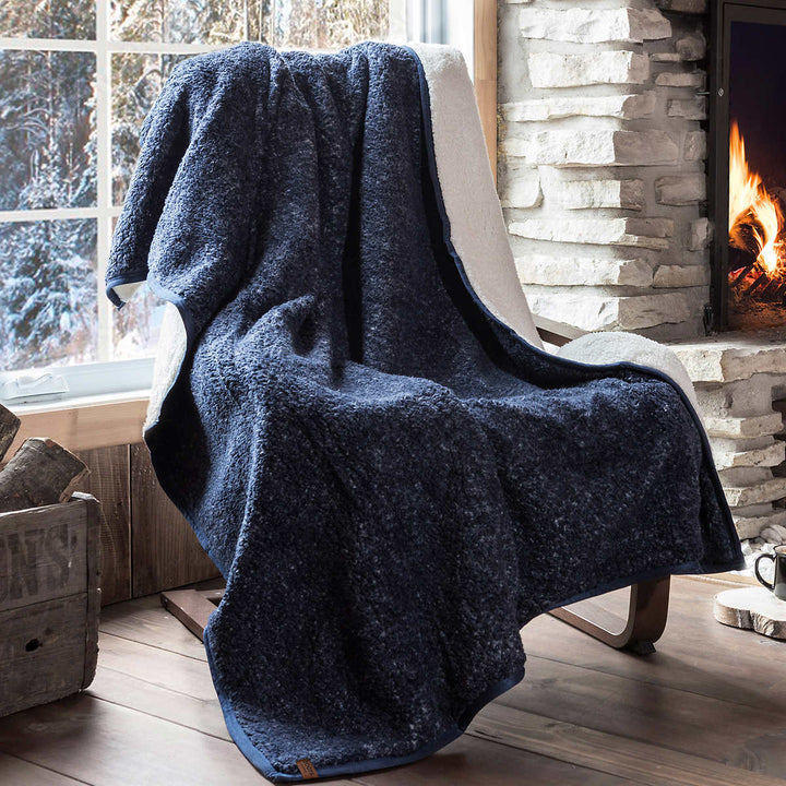 Roots Home – Jeté en Sherpa 50 po × 70 po
