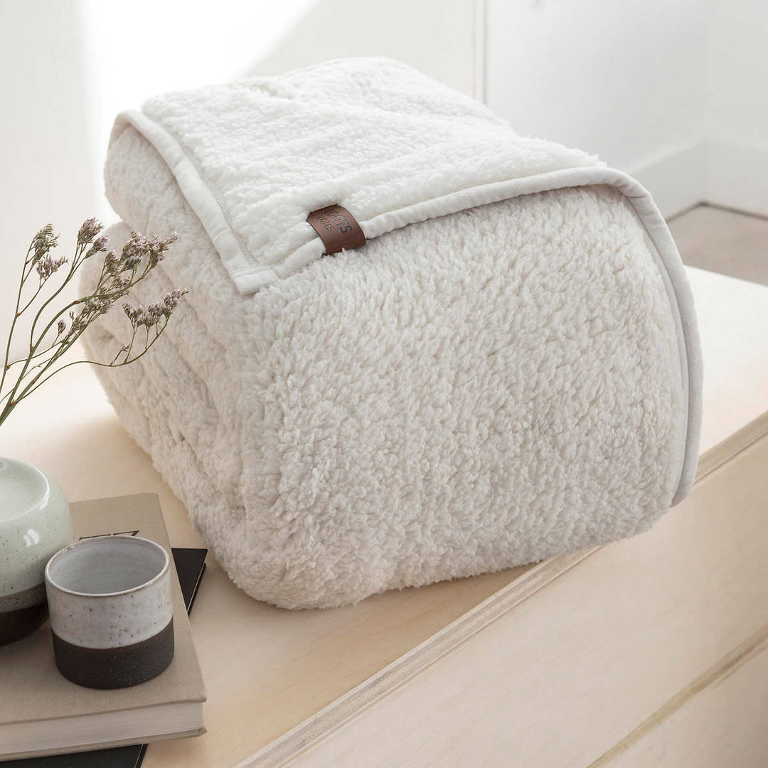 Roots Home – Jeté en Sherpa 50 po × 70 po