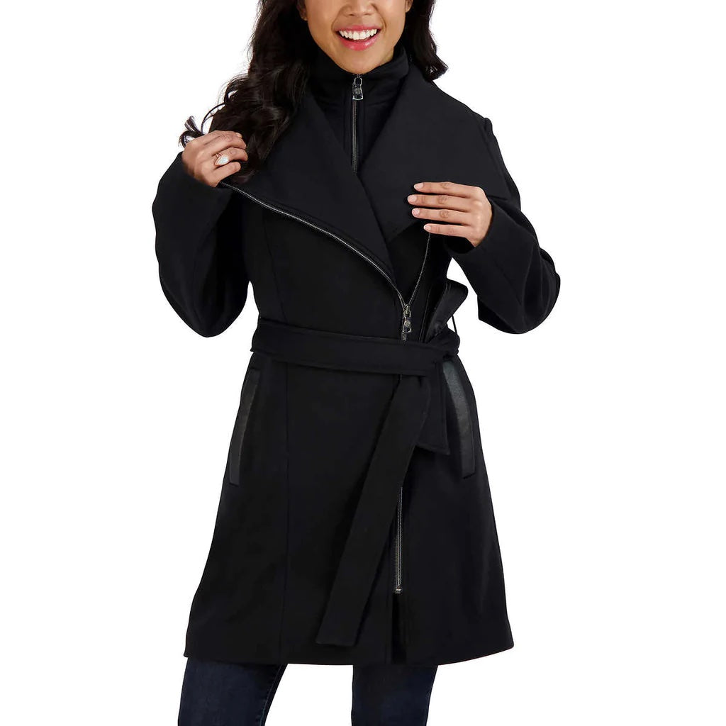 Two by Vince Camuto Knitted Wrap Coat