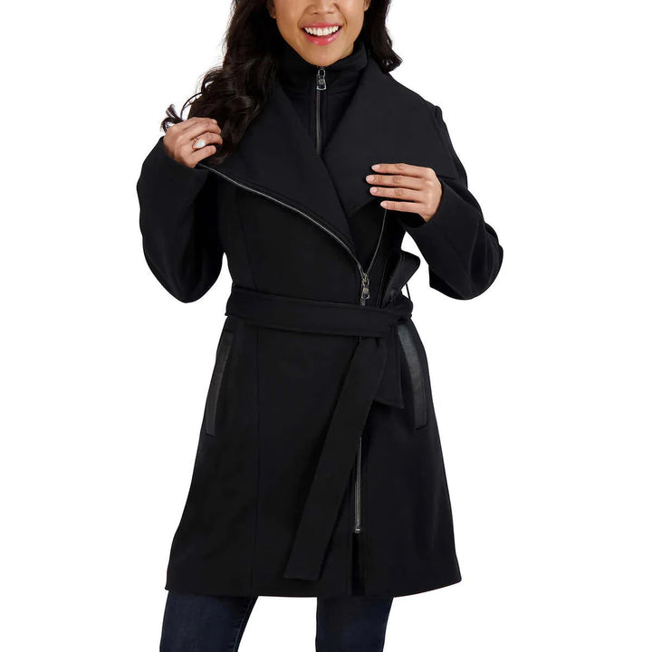 Two by Vince Camuto Knitted Wrap Coat
